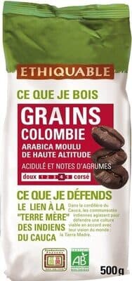 Café Colombie Grains Bio & équitable - 500 G