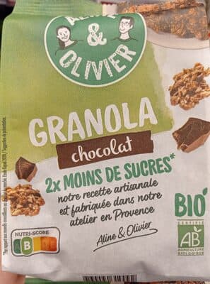 Mon granola bio chocolat
