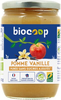 Purée pomme vanille