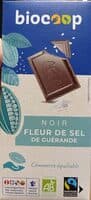 Chocolat noir fleur de sel de Guérande
