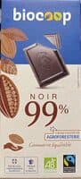 Chocolat noir 99%