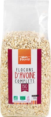 Flocons d'avoine complets bio sans gluten
