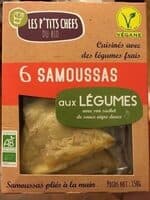6 samoussas aux légumes
