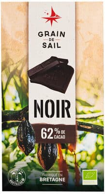 Tablette de chocolat 62% de cacao