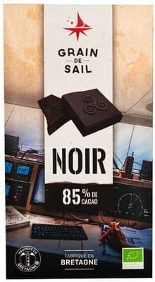 Tablette de chocolat 85% de cacao