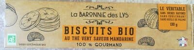 Biscuits Bio au Thé Vert Saveur Mandarine
