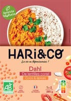 Dahl de lentilles corail, coco & épices