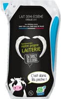 Lait Demi Ecrémé UHT