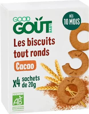 Les biscuits tout ronds Cacao