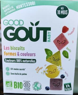 Les biscuits formes & couleurs