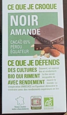 Chocolat noir amande