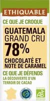 Guatemala 78% chocolaté et note de caramel