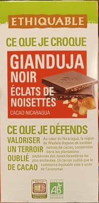 Gianduja Noir Éclats de Noisettes