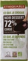 Chocolat noir dessert