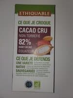 Cacao cru non torréfié 82%
