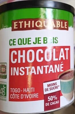 Chocolat instantané en poudre