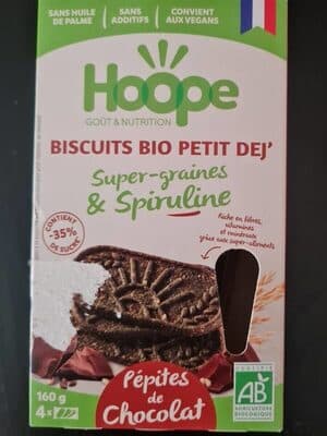 Biscuits bio petit dej'
