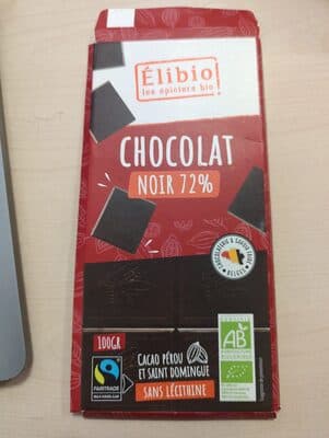 Chocolat noir 72