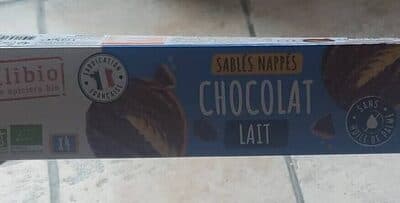 Sablés nappés chocolat au lait