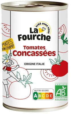 Tomates concassées bio