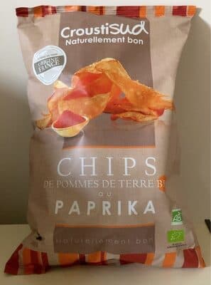 Chips de pomme de terre bio au paprika