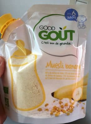 Muesli banane-Good Gout-200g