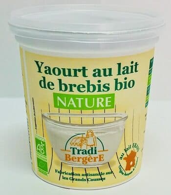 Yaourt au lait de brebis bio nature