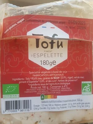 Tofu Piment d'Espelette