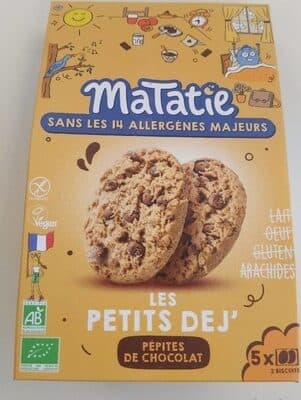Les petits dej Pépites de chocolat bio