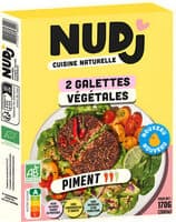 Galettes végétales piment