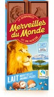 Tablette Lait noisettes et amandes pilées