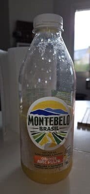 Jus d'orange avec pulpe