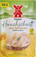 vegan Curry aufschnitt