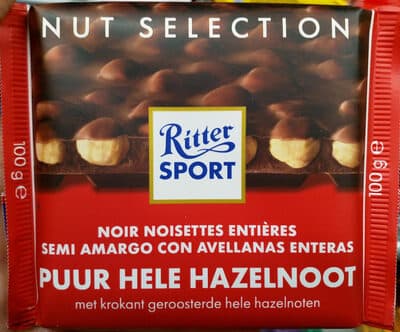 RITTER SPORT Nut sel. puur hazeln.