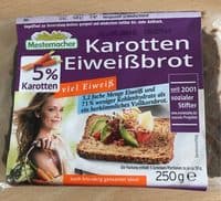 Eiweißbrot mit Karotten