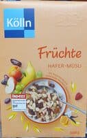 Früchte Hafer Müsli