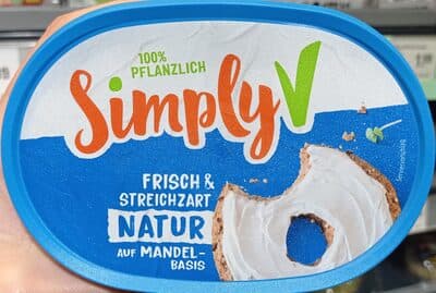 Veganer Streichzart Natur aus Mandel