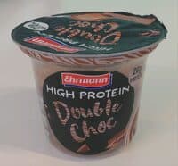 High protein double choc