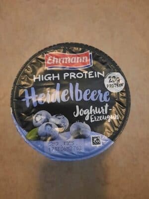 High Protein Heidelbeere Joghurt-Erzeugnis