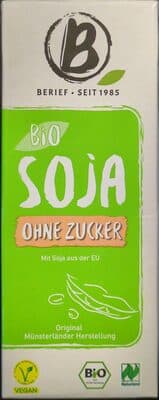 Bio Soja ohne Zucker