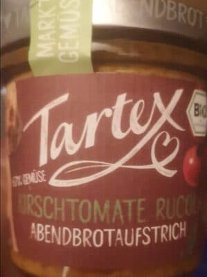 Brotaufstrich pflanzlich Kirschtomate Rucola