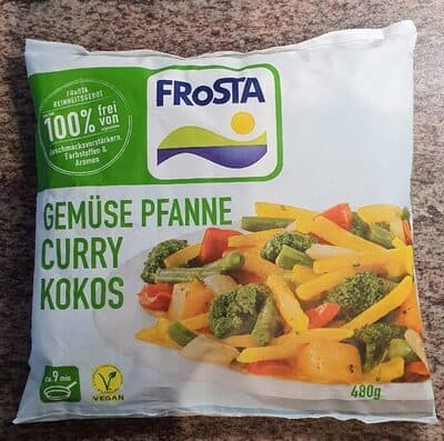 Gemüse Pfanne Curry Kokos