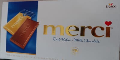 Merci Milk Chocolate Bar