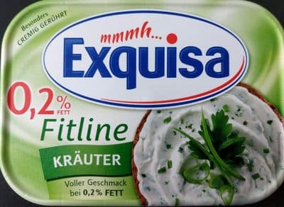 Exquisa Frischkäse Fitline 0,2% Kräuter