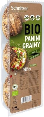 Aufbackbrötchen Panini Grainy mit Ölsamen