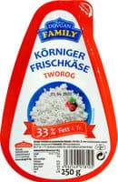 Körniger Frischkäse 33 % Fett