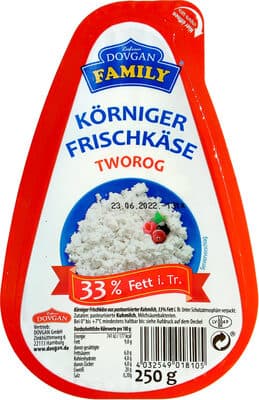 Körniger Frischkäse 33 % Fett