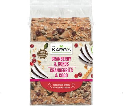 Pain croustillant Cranberries & Coco