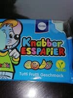 Knabber Esspapier Bunt