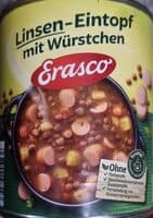 Linsen-Eintopf mit Würstchen